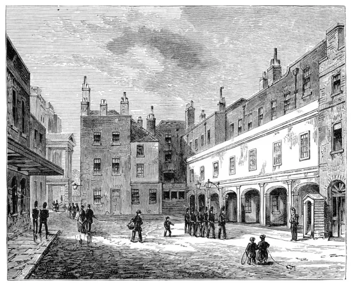 Framed Print : Ambassadors Court, St Jamess Palace, London, 1900 Framed Print : Ambassadors Court, St Jamess Palace, London, 1900