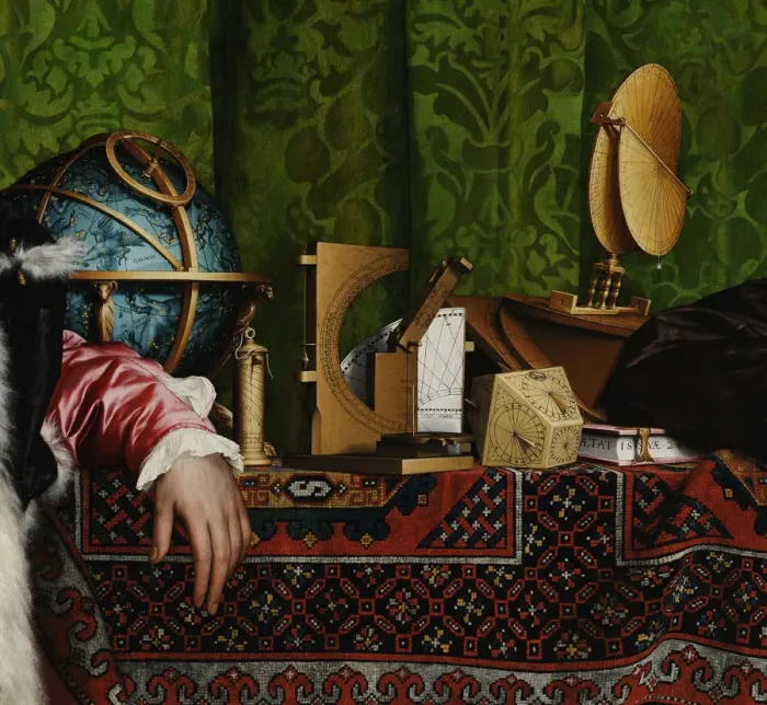 Framed Print : The Ambassadors (Detail), 1533. Artist: Holbein, Hans, the Younger (1497-1543) Framed Print : The Ambassadors (Detail), 1533. Artist: Holbein, Hans, the Younger (1497-1543)