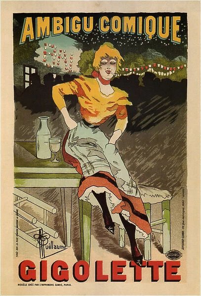 Ambigu Comique, Gigolette, 1896. Artist: Guillaume, Albert (1873-1942)