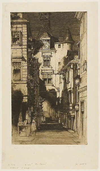 Amboise, 1903. Creator: David Young Cameron