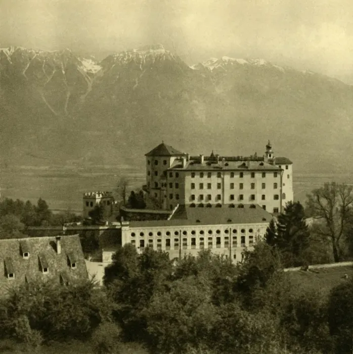 Framed Print : Ambras Castle, Innsbruck, Tyrol, Austria, c1935. Creator: Unknown Framed Print : Ambras Castle, Innsbruck, Tyrol, Austria, c1935. Creator: Unknown