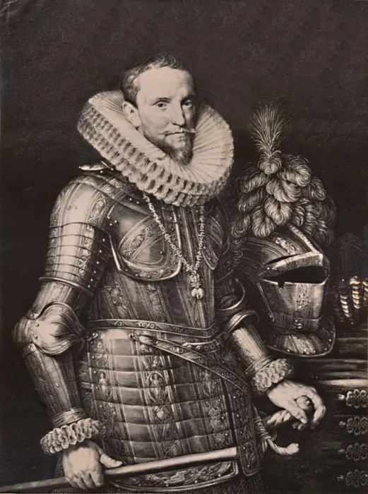 Framed Print : Ambrogio Spinola, Genoese soldier in the service of Spain, mid to late 17th century (1894). Artist: Jan Muller Framed Print : Ambrogio Spinola, Genoese soldier in the service of Spain, mid to late 17th century (1894). Artist: Jan Muller