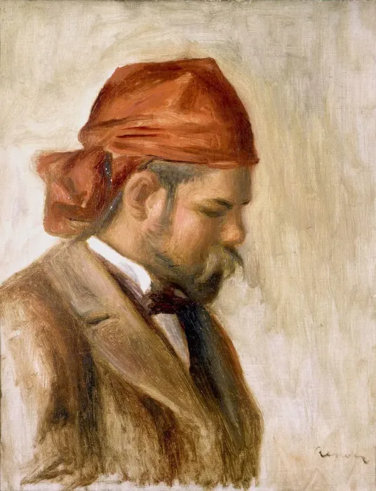 Framed Print : Ambroise Vollard in a Red Bandana. Artist: Renoir, Pierre Auguste (1841-1919) Framed Print : Ambroise Vollard in a Red Bandana. Artist: Renoir, Pierre Auguste (1841-1919)