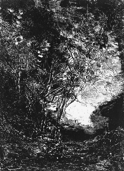 The Ambush (L Embuscade), 1858. Creator: Jean-Baptiste-Camille Corot