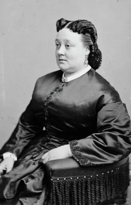 Framed Print : Amelia Harris, between 1855 and 1865. Creator: Unknown Framed Print : Amelia Harris, between 1855 and 1865. Creator: Unknown