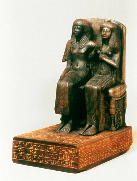 Amenemope and Female, Egyptian, 19th Dynasty
