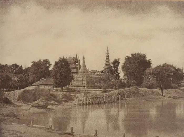 Framed Print : Amerapoora: Shwe-doung-dyk Pagoda, September 1-October 21, 1855. Creator: Captain Linnaeus Tripe Framed Print : Amerapoora: Shwe-doung-dyk Pagoda, September 1-October 21, 1855. Creator: Captain Linnaeus Tripe