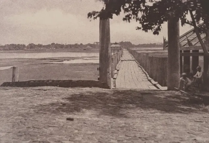 Framed Print : Amerapoora: Wooden Bridge, September 1-October 21, 1855. Creator: Captain Linnaeus Tripe Framed Print : Amerapoora: Wooden Bridge, September 1-October 21, 1855. Creator: Captain Linnaeus Tripe