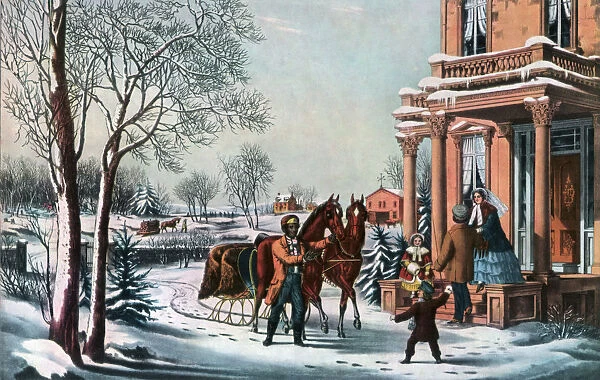 American Country Life, 1855. Artist: Currier and Ives