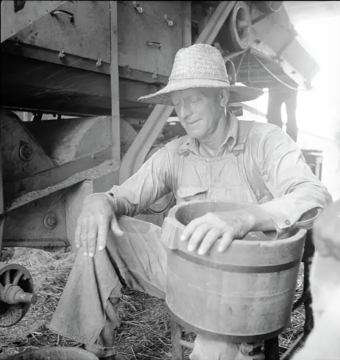 Framed Print : American farmer near Durham, North Carolina, 1936. Creator: Dorothea Lange Framed Print : American farmer near Durham, North Carolina, 1936. Creator: Dorothea Lange