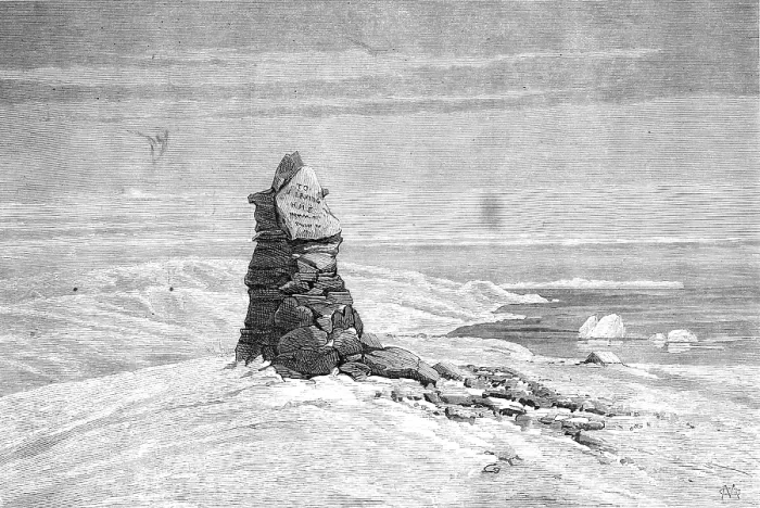 Framed Print : American Franklin Search Expedition - monument erected over the grave of Lt. John Irving, R.N. 1881 Creator: Unknown Framed Print : American Franklin Search Expedition - monument erected over the grave of Lt. John Irving, R.N. 1881 Creator: Unknown