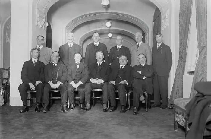Framed Print : American League (owners?), 1914. Creator: Bain News Service Framed Print : American League (owners?), 1914. Creator: Bain News Service