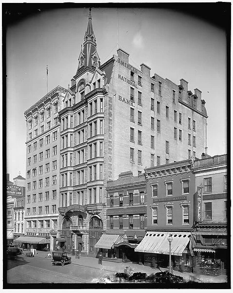 American National Bank, between 1910 and 1920. Creator: Harris & Ewing. American National Bank, between 1910 and 1920. Creator: Harris & Ewing