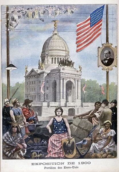 The American pavilion at the Universal Exhibition of 1900, Paris, 1900