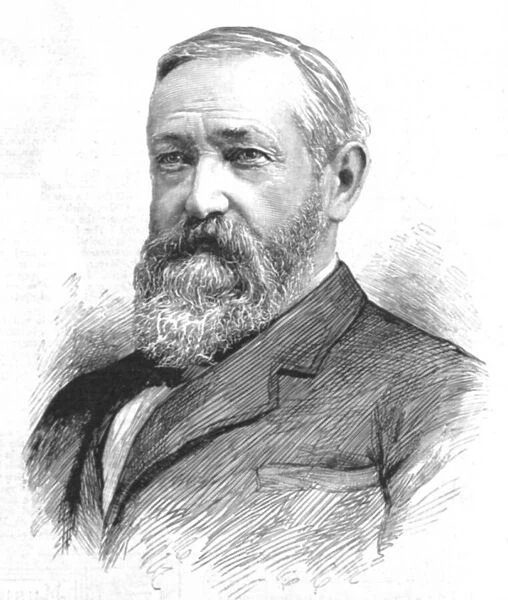 The American Presidential Election; General Benjamin Harrison; Republican Candidate now Elected to Creator: Unknown