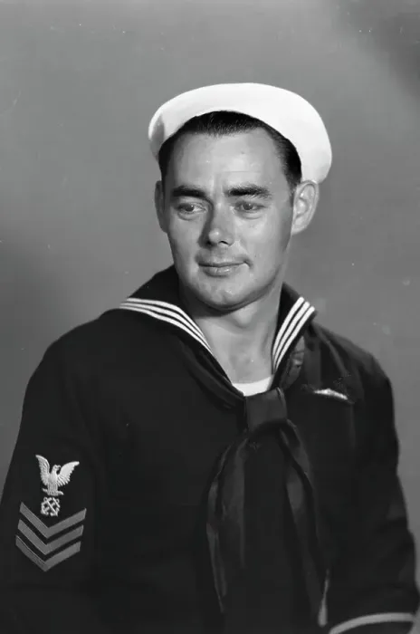 Framed Print : American sailor, 1940s. Creator: Cuba Photographic Studio Framed Print : American sailor, 1940s. Creator: Cuba Photographic Studio