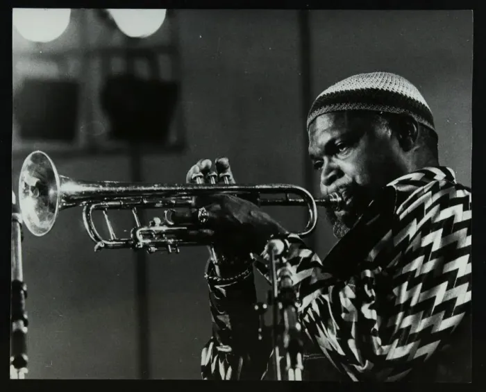 Framed Print : American trumpeter Ted Curson playing at the Bracknell Jazz Festival, Berkshire, 1983 Framed Print : American trumpeter Ted Curson playing at the Bracknell Jazz Festival, Berkshire, 1983