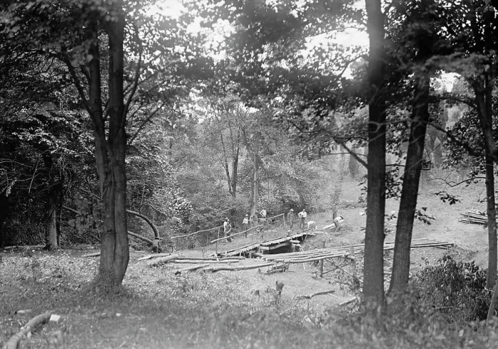 Framed Print : American University Training Camp, 1917. Creator: Harris & Ewing. American University Training Camp, 1917. Creator: Harris & Ewing Framed Print : American University Training Camp, 1917. Creator: Harris & Ewing. American University Training Camp, 1917. Creator: Harris & Ewing