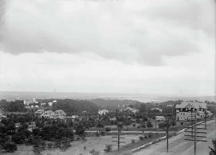Framed Print : American University, Washington, DC - Air Views, 1914. Creator: Harris & Ewing. American University, Washington, DC - Air Views, 1914. Creator: Harris & Ewing Framed Print : American University, Washington, DC - Air Views, 1914. Creator: Harris & Ewing. American University, Washington, DC - Air Views, 1914. Creator: Harris & Ewing