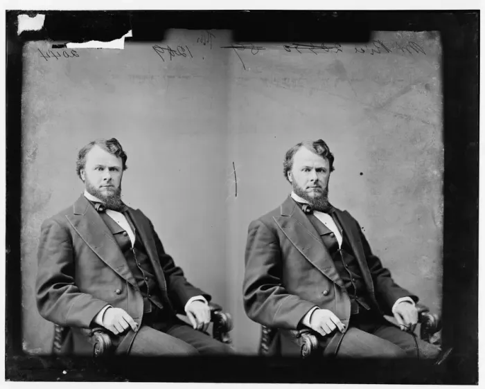 Framed Print : Americus V. Rice of Ohio, 1865-1880. Creator: Unknown Framed Print : Americus V. Rice of Ohio, 1865-1880. Creator: Unknown