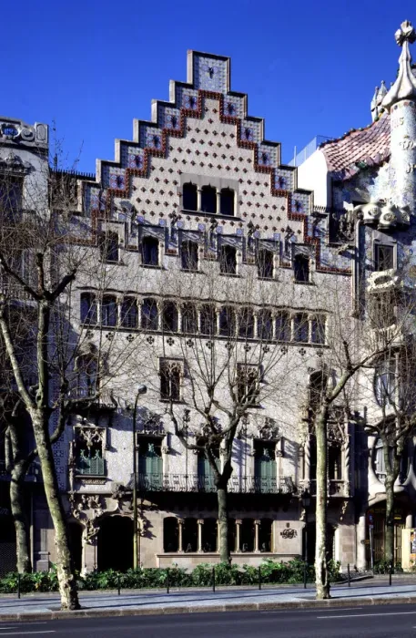 Framed Print : Ametller House on Paseo de Gracia, by Josep Puig i Cadafalch (1867-1956) Framed Print : Ametller House on Paseo de Gracia, by Josep Puig i Cadafalch (1867-1956)