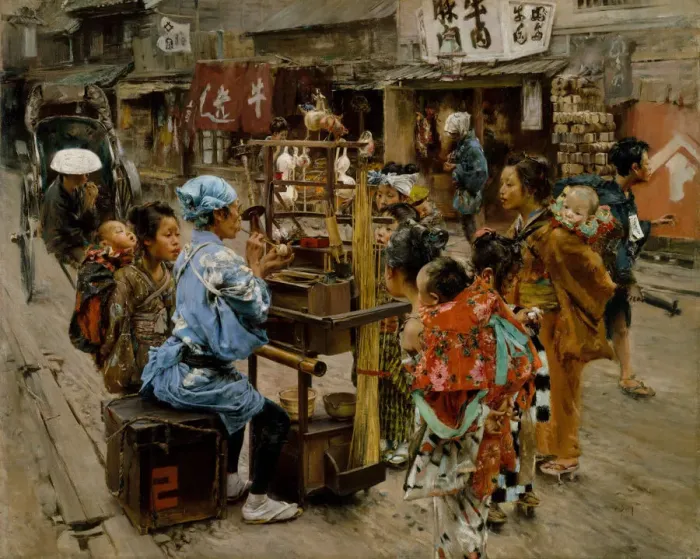 Framed Print : The Ameya, by 1893. Creator: Robert Frederick Blum Framed Print : The Ameya, by 1893. Creator: Robert Frederick Blum