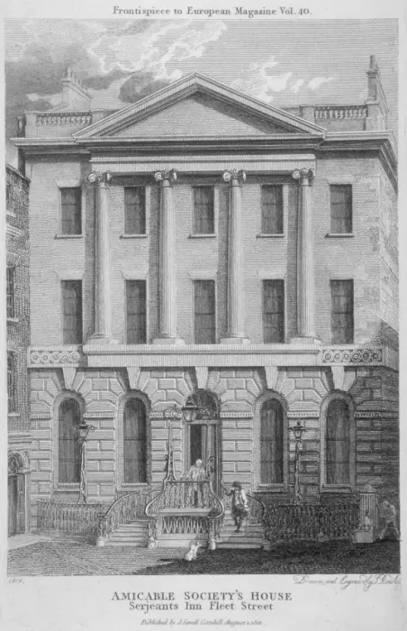 Framed Print : Amicable Society for a Perpetual Assurance Office, Serjeants Inn, Fleet Street, London, 1801 Framed Print : Amicable Society for a Perpetual Assurance Office, Serjeants Inn, Fleet Street, London, 1801