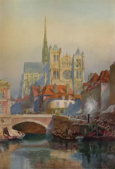 Framed Print : Amiens Cathedral, c1903, (1938). Artist: Richard Henry Wright Framed Print : Amiens Cathedral, c1903, (1938). Artist: Richard Henry Wright