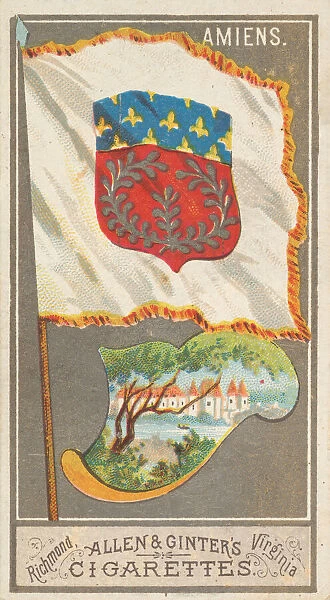 Amiens, from the City Flags series (N6) for Allen & Ginter Cigarettes Brands, 1887
