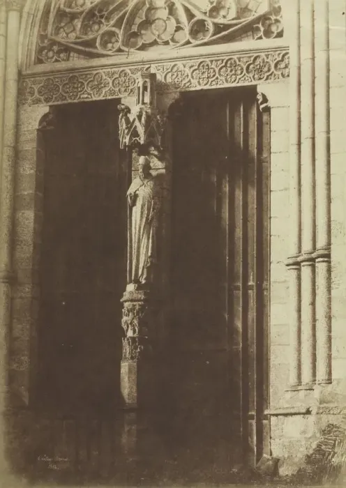 Framed Print : Amiens, Northern Facade of the Transept, 1852. Creator: Henri Le Secq (French, 1818-1882) Framed Print : Amiens, Northern Facade of the Transept, 1852. Creator: Henri Le Secq (French, 1818-1882)