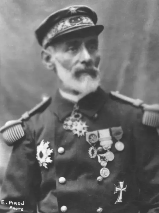 Framed Print : Amiral Courrejolles, c1893. Artist: Eugene Pirou Framed Print : Amiral Courrejolles, c1893. Artist: Eugene Pirou
