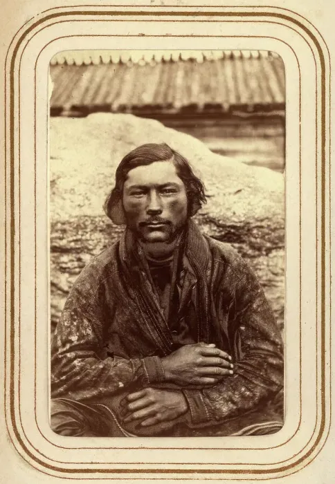 Framed Print : Amma Pirkit Larsson, Sami from Tuorpon, 1868. Creator: Lotten von Duben Framed Print : Amma Pirkit Larsson, Sami from Tuorpon, 1868. Creator: Lotten von Duben