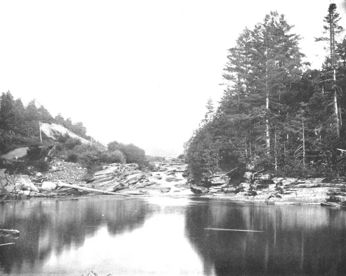 Framed Print : On the Ammonoosuc River, White Mountains, New Hampshire, USA, c1900. Creator: Unknown