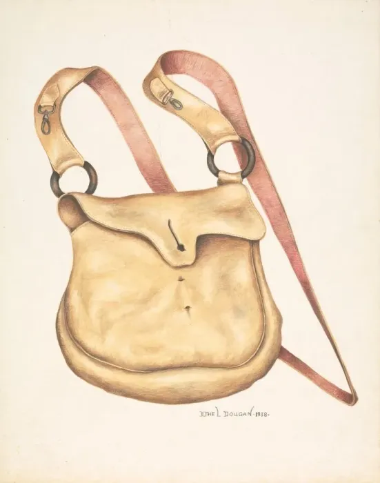 Framed Print : Ammunition Bag, 1938. Creator: Ethel Dougan