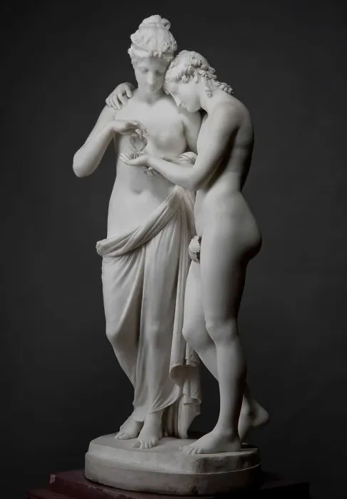 Framed Print : Amor and Psyche, 1808. Creator: Canova, Antonio (1757-1822) Framed Print : Amor and Psyche, 1808. Creator: Canova, Antonio (1757-1822)