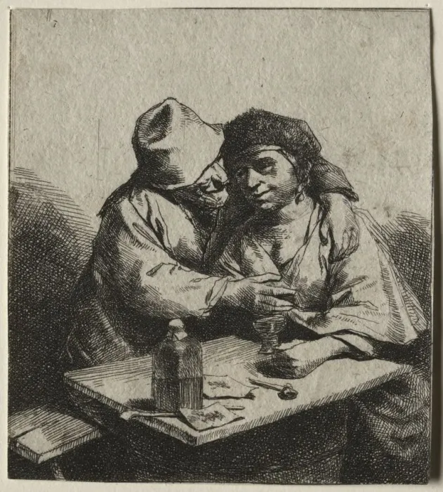 Framed Print : The Amorous Couple. Creator: Cornelis Pietersz Bega (Dutch, 1631 / 32-1664) Framed Print : The Amorous Couple. Creator: Cornelis Pietersz Bega (Dutch, 1631 / 32-1664)