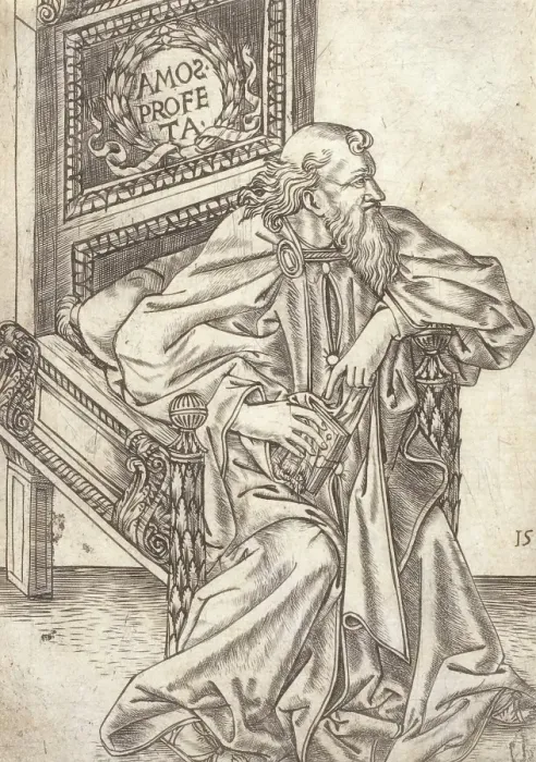 Framed Print : Amos, 1475-1480. Creator: Baccio Baldini Framed Print : Amos, 1475-1480. Creator: Baccio Baldini