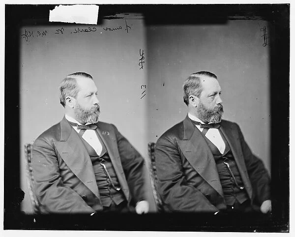 Amos Clark Jr. of New Jersey, between 1865 and 1880. Creator: Unknown