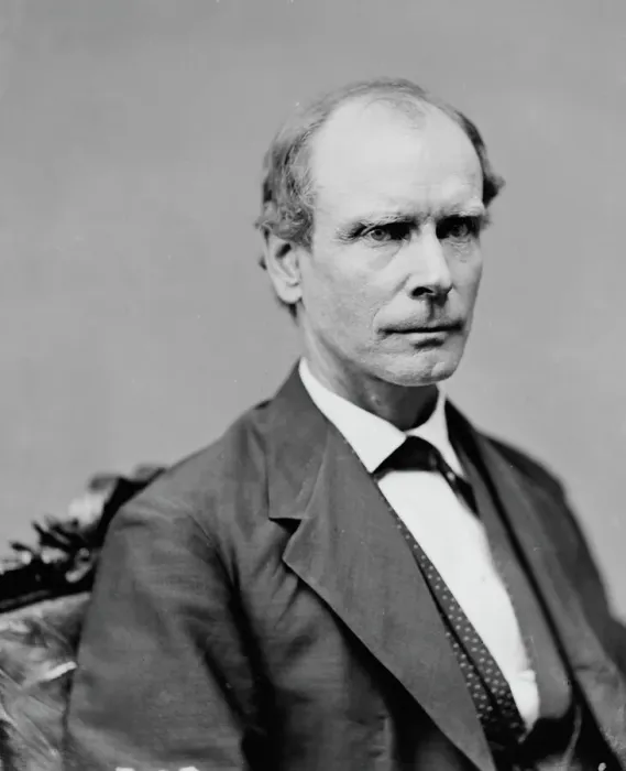 Framed Print : Amos Tappan Akerman, between 1860 and 1875. Creator: Unknown Framed Print : Amos Tappan Akerman, between 1860 and 1875. Creator: Unknown