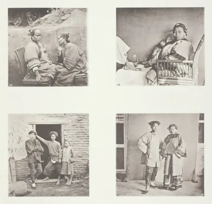 Framed Print : Amoy Women; The Small Foot of a Chinese Lady; Amoy Men; Male and Female Costume, Amoy, c Framed Print : Amoy Women; The Small Foot of a Chinese Lady; Amoy Men; Male and Female Costume, Amoy, c