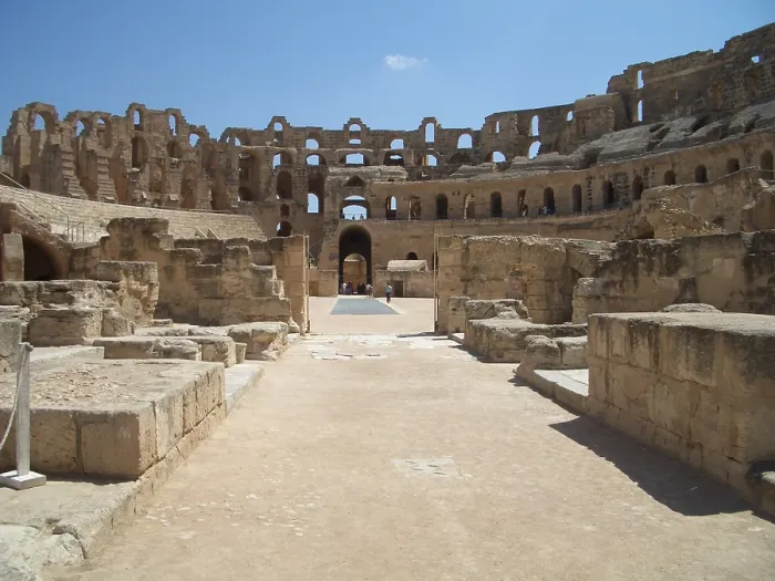 Framed Print : Amphitheatre of El Jem, Tunisia, 2009. Creator: Amanda Waite Framed Print : Amphitheatre of El Jem, Tunisia, 2009. Creator: Amanda Waite