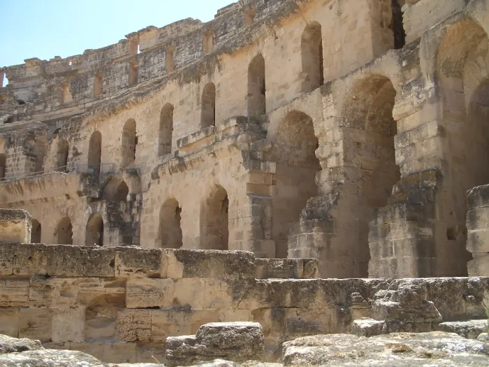 Framed Print : Amphitheatre of El Jem, Tunisia, 2009. Creator: Amanda Waite Framed Print : Amphitheatre of El Jem, Tunisia, 2009. Creator: Amanda Waite
