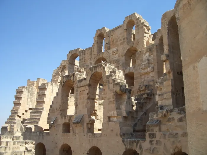 Framed Print : Amphitheatre of El Jem, Tunisia, 2009. Creator: Amanda Waite Framed Print : Amphitheatre of El Jem, Tunisia, 2009. Creator: Amanda Waite