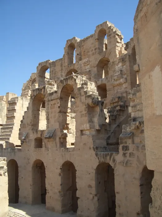 Framed Print : Amphitheatre of El Jem, Tunisia, 2009. Creator: Amanda Waite Framed Print : Amphitheatre of El Jem, Tunisia, 2009. Creator: Amanda Waite