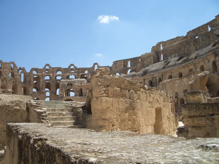 Framed Print : Amphitheatre of El Jem, Tunisia, 2009. Creator: Amanda Waite Framed Print : Amphitheatre of El Jem, Tunisia, 2009. Creator: Amanda Waite