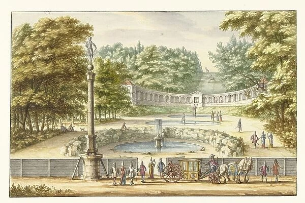 Amphitheatre in Kleef, looking south, 1675-1685. Creator: Jan van Call