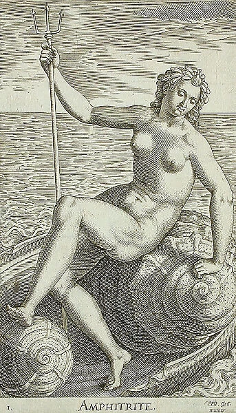 Amphitrite, 1587. Creator: Philip Galle