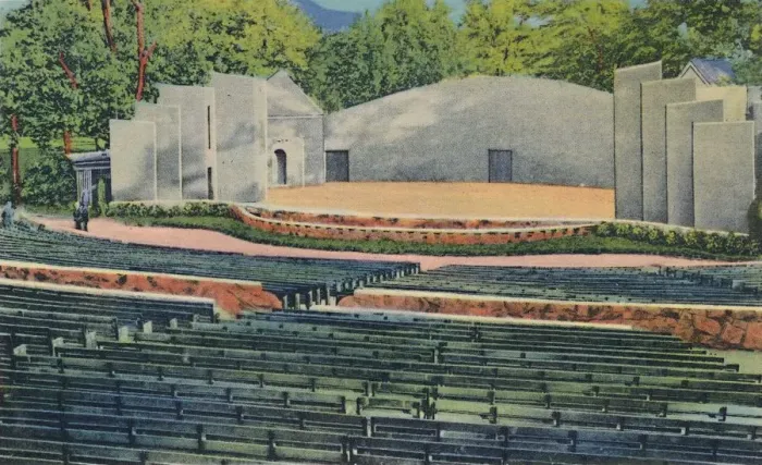 Framed Print : Ampitheatre, Iroquois Park, 1942. Artist: Caufield & Shook Framed Print : Ampitheatre, Iroquois Park, 1942. Artist: Caufield & Shook