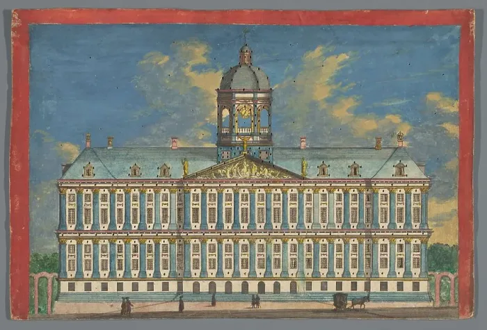 Framed Print : The Amsterdam City Hall, 1700-1799. Creator: Unknown Framed Print : The Amsterdam City Hall, 1700-1799. Creator: Unknown