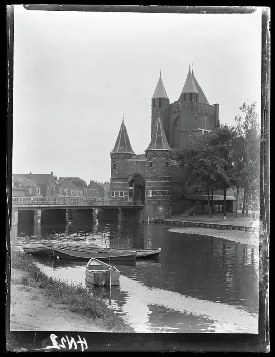 Framed Print : The Amsterdamse Poort, Haarlem, the Netherlands, 1906-1917. Creator: George Crombie Framed Print : The Amsterdamse Poort, Haarlem, the Netherlands, 1906-1917. Creator: George Crombie